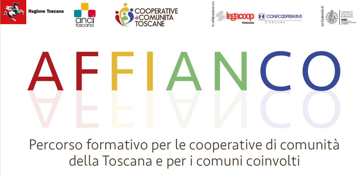 AFFIANCO: Percorso formativo per le cooperative di comunità della Toscana e per i comuni coinvolti