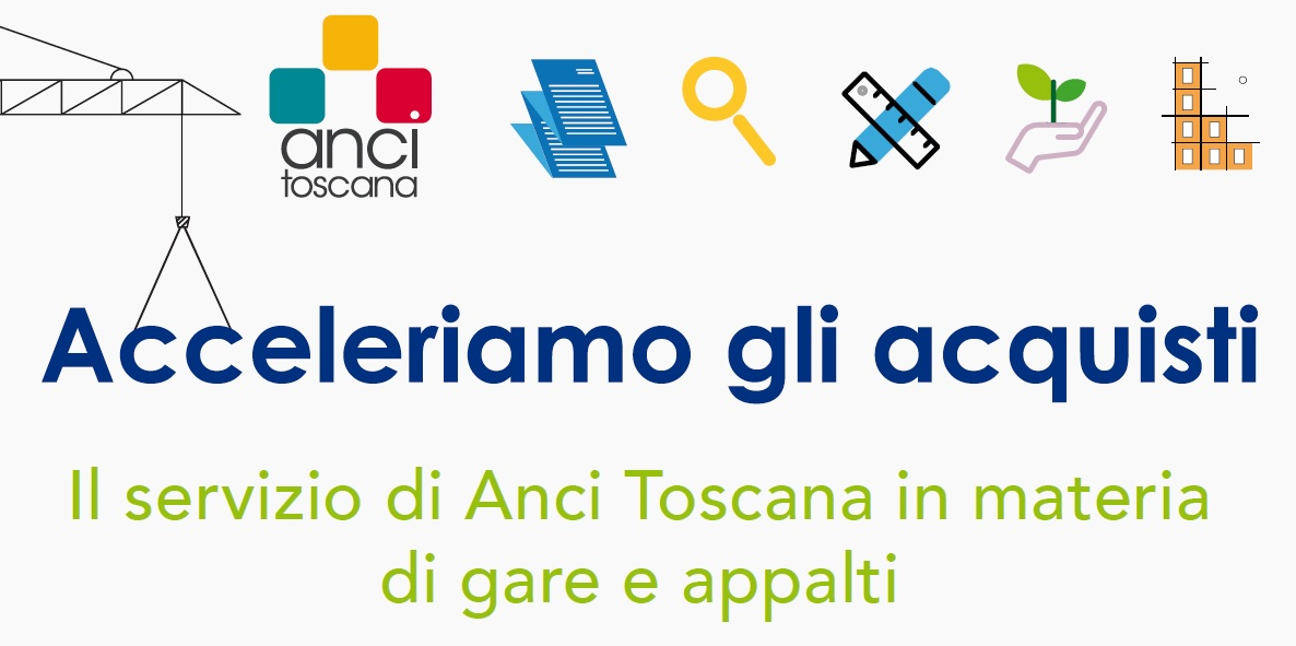 Al via il servizio di supporto giuridico e operativo all’attività contrattuale dei comuni svolto da Anci Toscana attraverso PA&Mercato